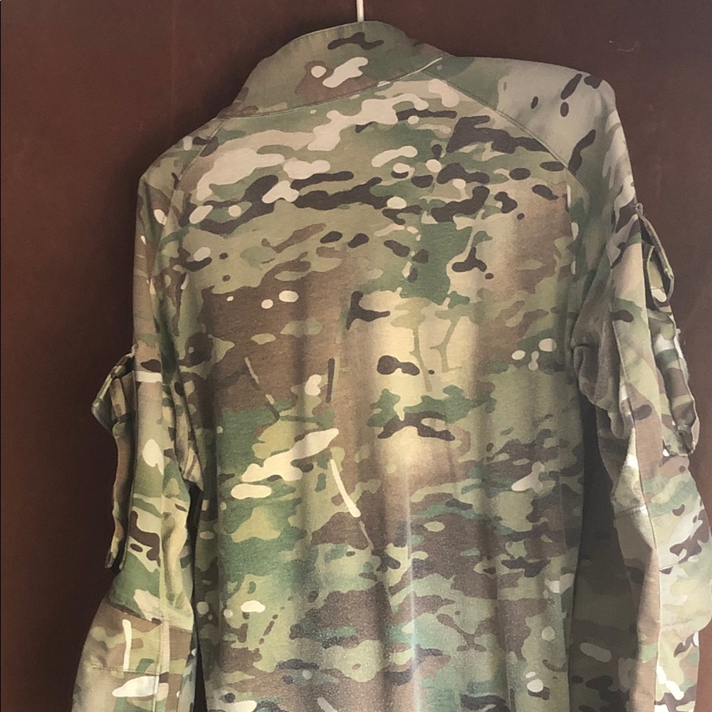 Patagonia Multicam Long Sleeve Half-Zip Tactical Shirt - Green/Brown - Picture 7 of 7